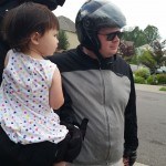 Theresa giving grandpa a goodbye hug