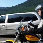 Snoqualmie pass. Stuck in traffic