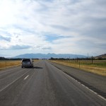 Montana mountains in a distance