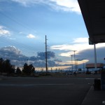Rest stop in Wyoming