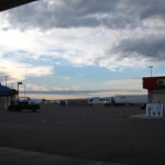 Rest stop in Wyoming