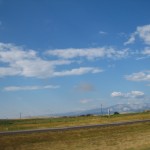 Rockies in the distance