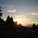 Going up the Cascades Range