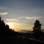 Going up the Cascades Range