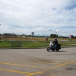 Showing us the proper way to take a wide unneeded turn into the parking spot